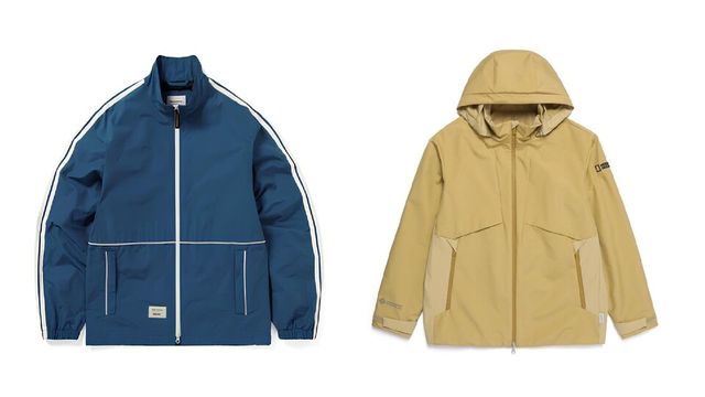 디스이즈네버댓의 '고어텍스 윈드스토퍼 트랙 재킷'(왼쪽)과 내셔널지오그래픽의 '아틀라스 윈드스토퍼 2L 블록 재킷'. /고어코리아 제공
