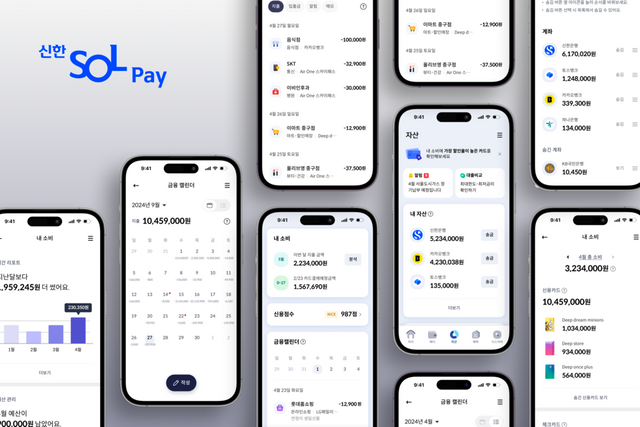 신한카드의 마이데이터 서비스 화면. / 신한카드 제공