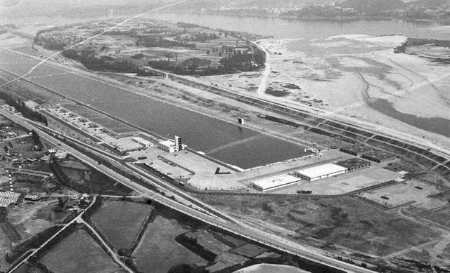 1986년 조정경기장 완공 당시 항공 촬영 사진. /경기도청 제공