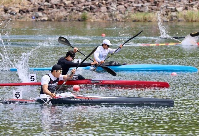 지난 4월 미사경정공원에서 열린 서울올림픽기념국민체육진흥공단배 전국 카누 경기대회. /국민체육진흥공단 제공