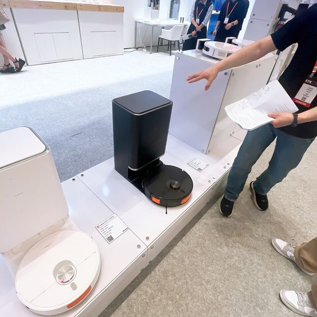 국내 시장에서 인기가 높은 로봇 청소기를 체험해 볼&nbsp; 수 있는 기회도 마련됐다./박정현 기자