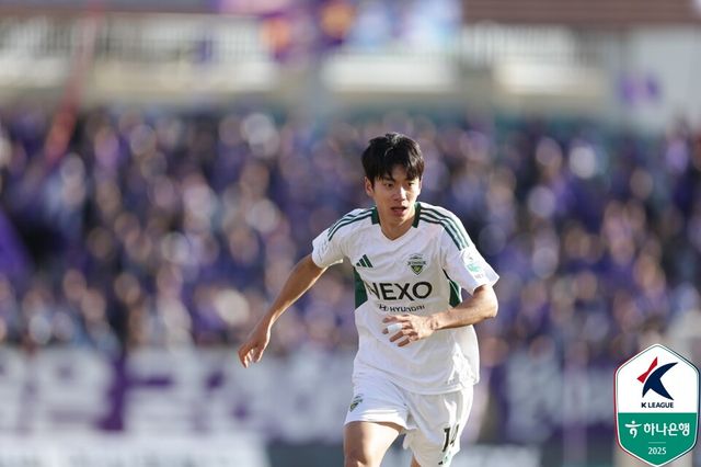 K리그1 전북 현대의 전진우. /한국프로축구연맹 제공