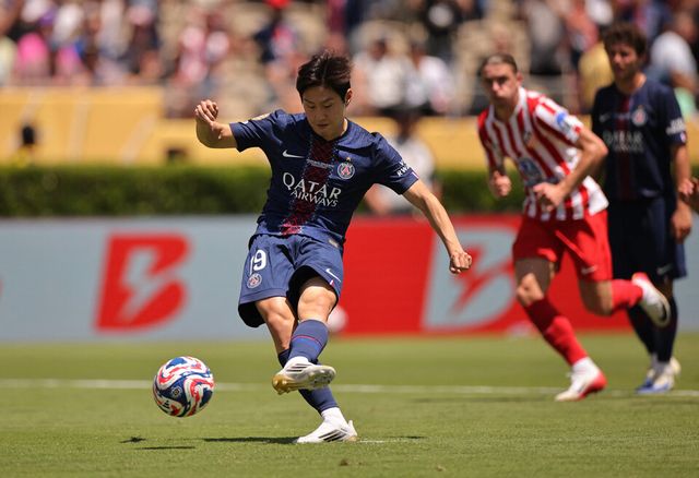 리 생제르맹(PSG)의 이강인이 국제축구연맹(FIFA) 클럽월드컵 데뷔전에서 골을 기록했다. /연합뉴스