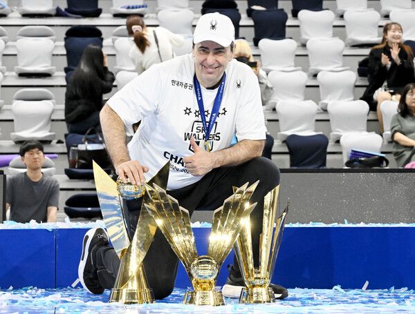 필립 블랑 현대캐피탈 감독. /한국배구연맹 제공