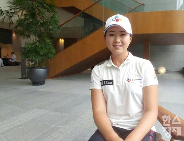 백규정이 국내로 돌아온 2017년 당시 본지와 인터뷰를 하고 있는 모습. /박종민 기자