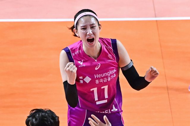 프로배구 V리그 여자부 흥국생명 김수지. /한국배구연맹 제공
