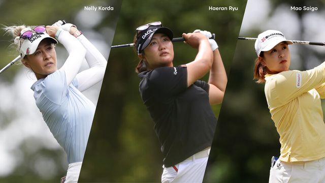 2025 한화 라이프플러스 인터내셔널 크라운 출전이 유력한 넬리 코다(미국), 유해란(한국). 사이고 마오(일본) /LPGA 제공