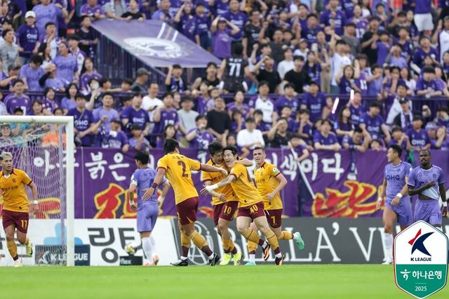프로축구 K리그1(1부) 광주FC가 5위로 올라섰다. /한국프로축구연맹 제공