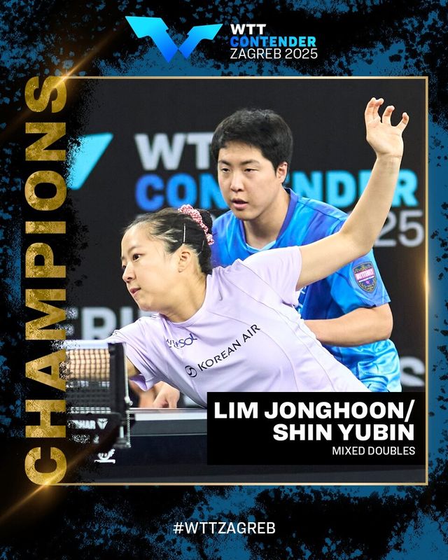 임종훈과 신유빈(아래). /WTT 페이스북