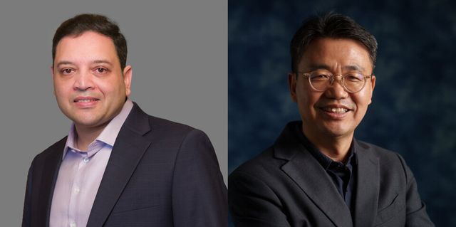 타룬 라이소니 그루브 본사 CEO(왼쪽), 그루브 한국지사 총괄 곽노중 프리코우 대표./그루브