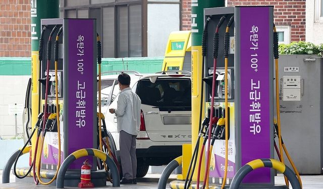 서울시내 한 주유소 전경./연합뉴스
