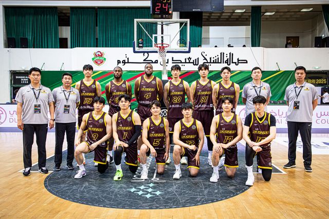 창원 LG는 8일(한국 시각) 아랍에미리트(UAE) 두바이 셰이크 사이드 빈 막툼 스포츠 홀에서 열린 2025 FIBA BCL 아시아 C조 1차전서 타오위안 파우이안 파일럿츠(대만)에 73-89로 완패했다. /BCL 제공