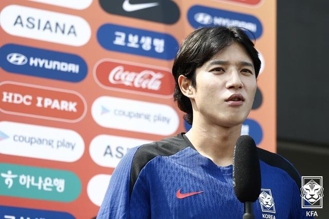 A매치를 노리는 정승원. /KFA 제공