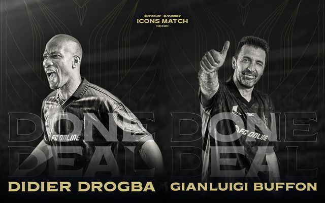 2025 아이콘매치 출전을 확정한 FC 스피어의 디디에 드로그바, 잔루이지 부폰. /넥슨 제공