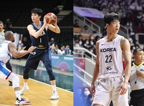 이현중(왼쪽)-여준석. /대한민국농구협회 제공
