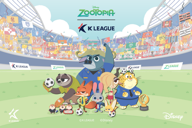 K리그가 주토피아를 테마로 한 다양한 협업을 진행한다. /한국프로축구연맹 제공