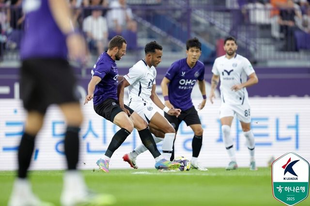  3연패에서 탈출한 프로축구 K리그1(1부) FC안양. /한국프로축구연맹 제공
