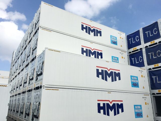 HMM의 초저온 냉동 컨테이너 ‘울트라 프리저’ 이미지./HMM