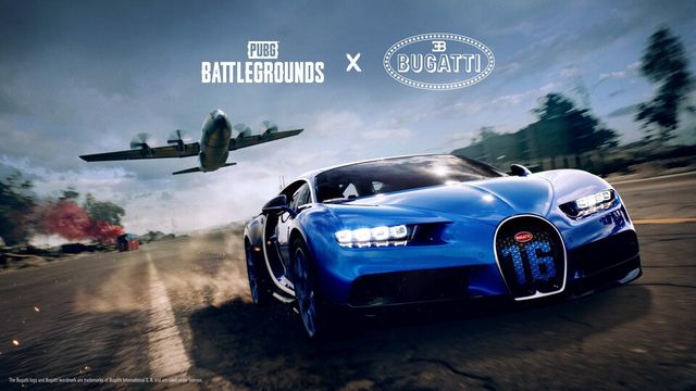 배틀그라운드, ‘부가티(BUGATTI)’와 컬래버레이션./크래프톤
