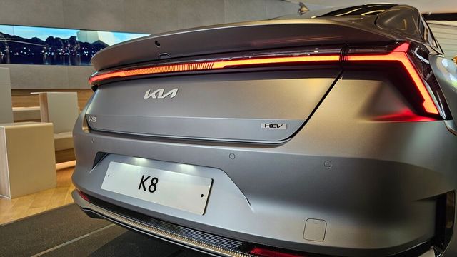 기아 'K8 하이브리드'의 모습. / 곽호준 기자