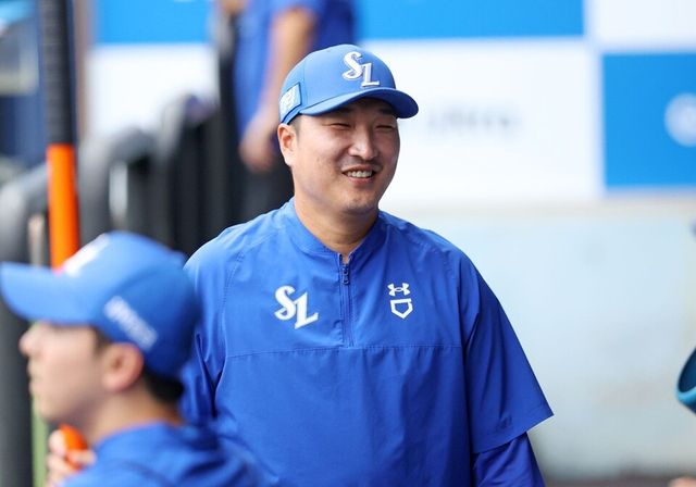 이진영 코치. /삼성 라이온즈 제공