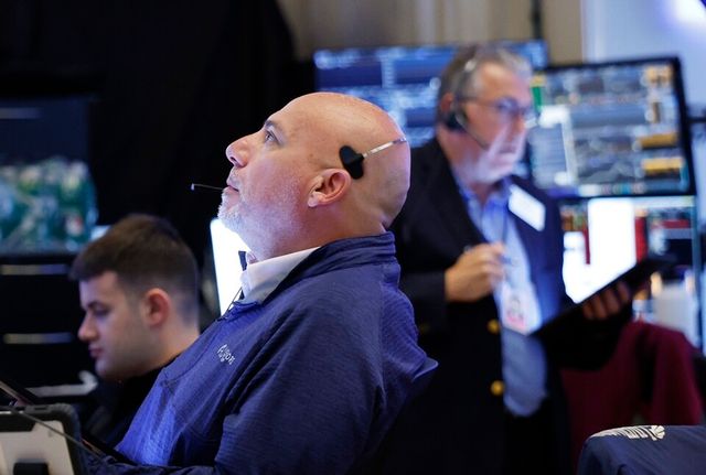 뉴욕증권거래소의 트레이더. 사진/연합뉴스