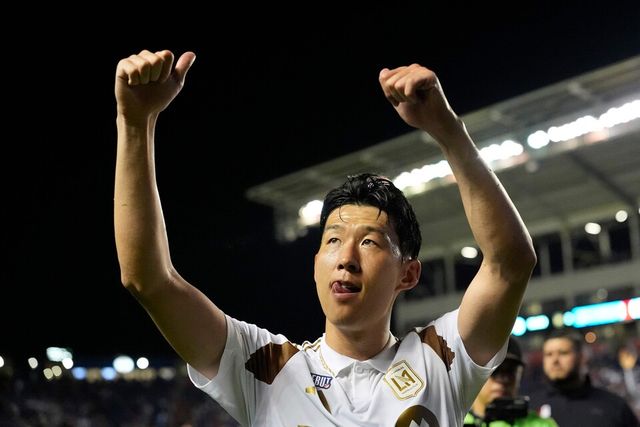 미국 메이저리그사커(MLS) 로스앤젤레스FC(LAFC) 데뷔전을 치른 손흥민. /연합뉴스