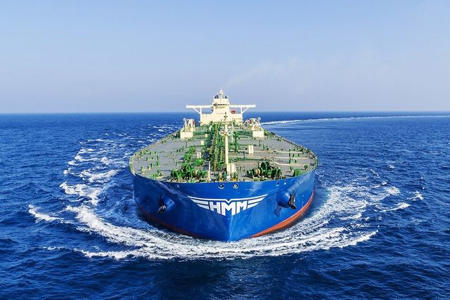 HMM 소속 초대형 원유운반선(VLCC)./HMM
