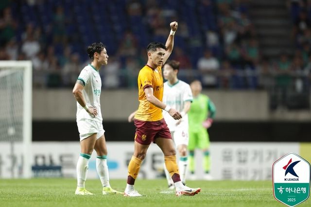 광주FC 헤이스. /한국프로축구연맹 제공