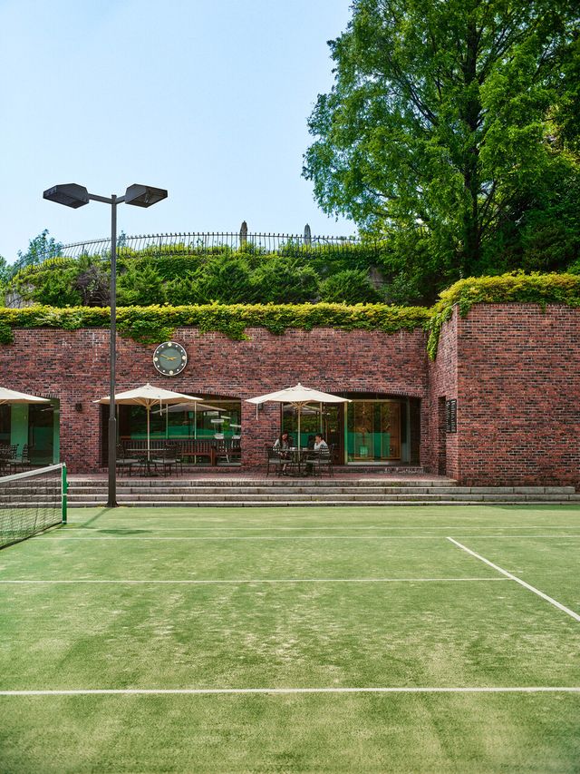 그랜드 하얏트 서울 테니스코트 전경. /그랜드 하얏트 서울 제공