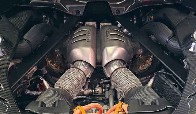 페라리 '296 스페치알레'의 엔진./곽호준 기자