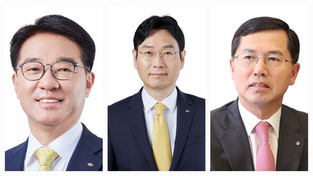 민간 출신 회장 후보로 거론되고 있는 (왼쪽부터) 이동철 전 KB금융지주 부회장, 이창권 현 KB금융지주 디지털·IT 부문장, 임영진 전 신한카드 사장. / KB금융지주·신한금융지주 제공