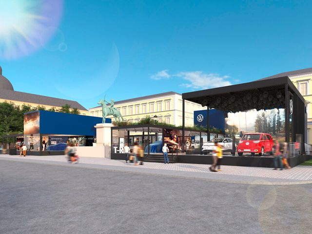 폭스바겐이 'IAA&nbsp;모빌리티&nbsp;2025'에서 개방형 체험 전시 공간 ‘오픈 스페이스’를 운영한다./폭스바겐코리아