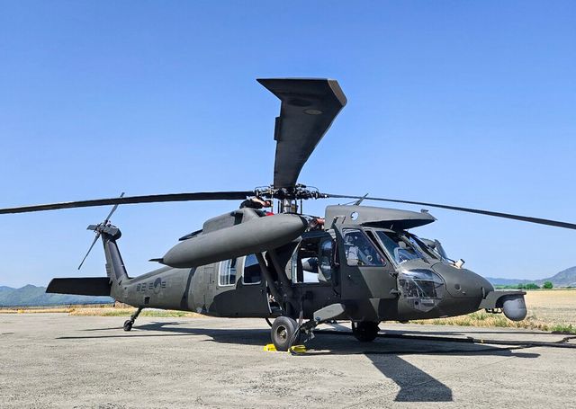 4월 23일 대한항공은 우리 군 주요 전력인 UH-60 헬기의 성능개량 사업의 우선협상대상자로 선정됐다고 밝혔다. 사진은 UH-60 헬기 기체 모습./대한항공