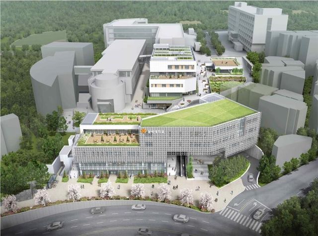 동국대학교 로터스관 신축공사 조감도./동부건설