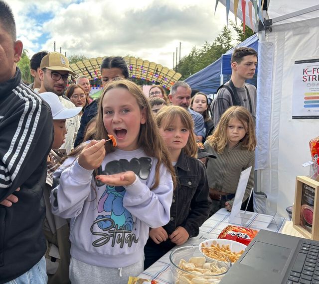 한국문화축제 ‘K-푸드 스트리트’ 홍보 부스 장면. /사진=aT