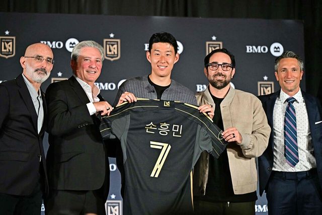 손흥민을 위한 대규모 환영 행사를 연&nbsp;미국 메이저리그 사커(MLS) 로스앤젤레스FC(LAFC). /연합뉴스