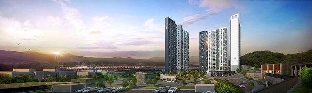 춘천 레이크시티 2차 아이파크 석경투시도./HDC현대산업개발