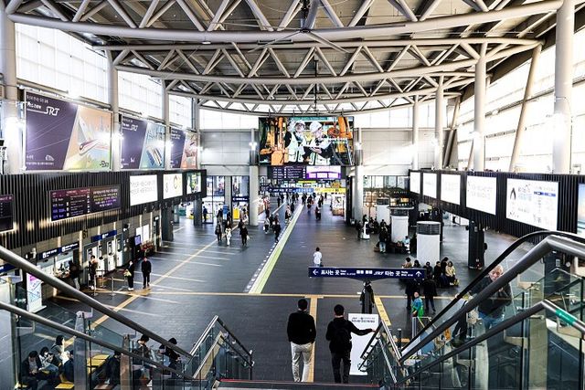 수서역 내부 전경./SRT