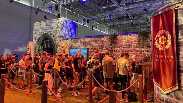 '붉은사막' 게임스컴 2025 부스 대기줄./펄어비스