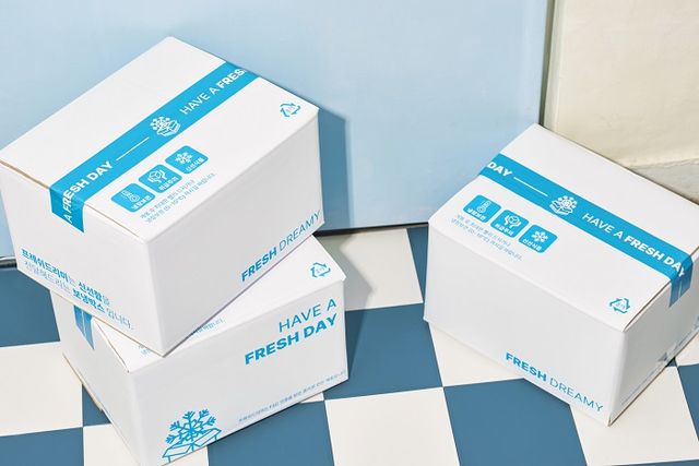 포장드림이 '2025 대한민국 ESG 친환경대전'에 참가해 고차단성 종이 소재를 적용한 신제품 ‘프레쉬드리미(Fresh Dreamy)’를 공개한다./포장드림