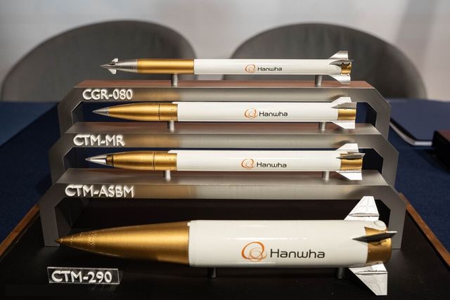 영국 BAE시스템즈와의 협업을 통해 향상된 GPS가 탑재될 천무 유도미사일./한화에어로스페이스