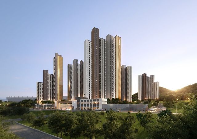 두산위브더제니스 구미 투시도./두산건설