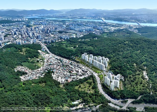 중흥S-클래스 힐더포레 광역 조감도./중흥토건