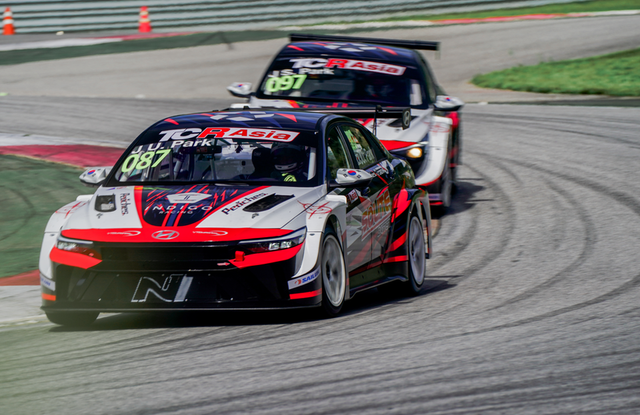 2025 TCR 아시아 시리즈 주행 모습./&nbsp;현대N페스티벌