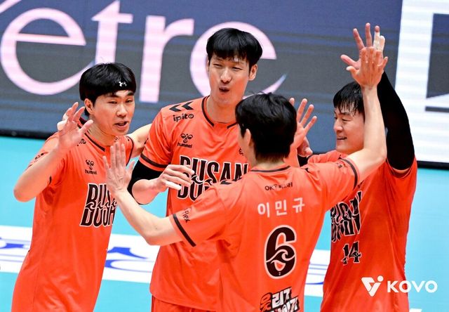 프로배구 V리그 남자부 OK저축은행이 2025 여수·NH농협컵 프로배구대회(컵대회) 결승에 올랐다. /KOVO 제공