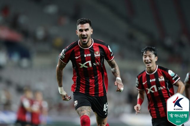 프로축구 K리그1(1부) FC서울은&nbsp;13일 서울월드컵경기장에서 열린 하나은행 K리그1 2025 30라운드 광주FC와 홈 경기서 3-0 승리를 거뒀다. /한국프로축구연맹 제공