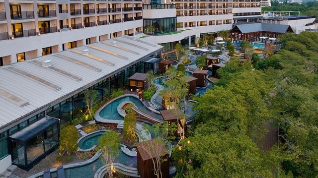 소노캄 경주 웰니스 풀앤스파 실외 모습. /소노인터내셔널 제공