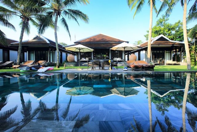 고급 휴양지로 주목받고 있는 베트남 다낭의 고급 리조트 풍경. /호텔스컴바인 제공