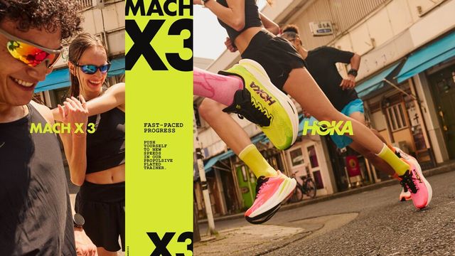 호카 MACH X 3 출시 포스터. /호카 제공